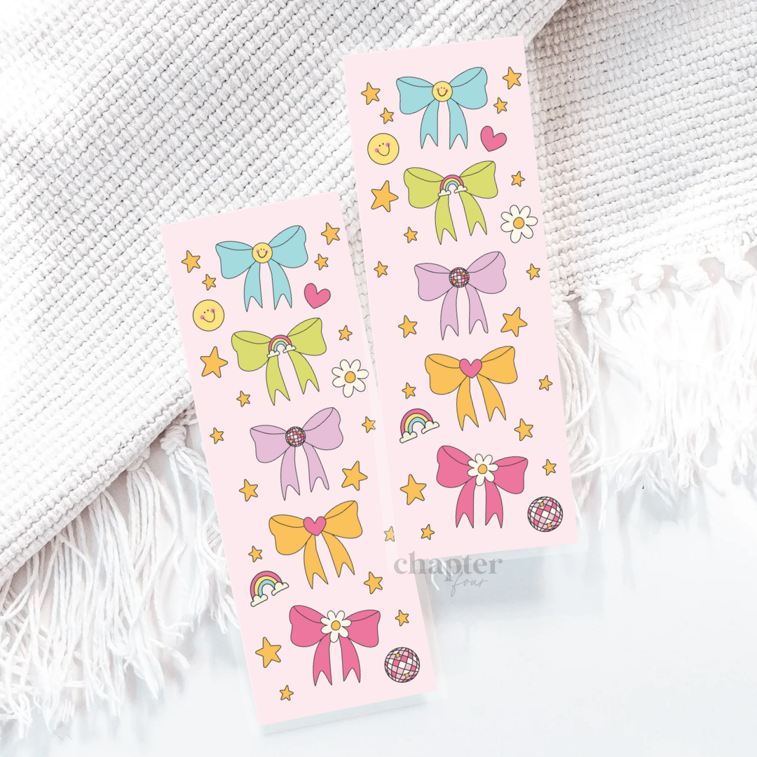 Rainbow Ribbons Bookmark