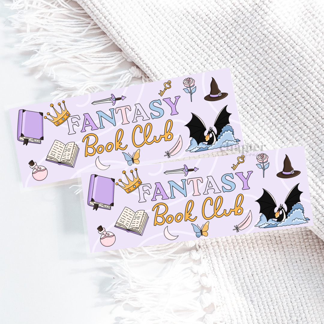 Fantasy Book Club Bookmark