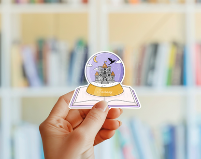 Fantasy Globe Sticker