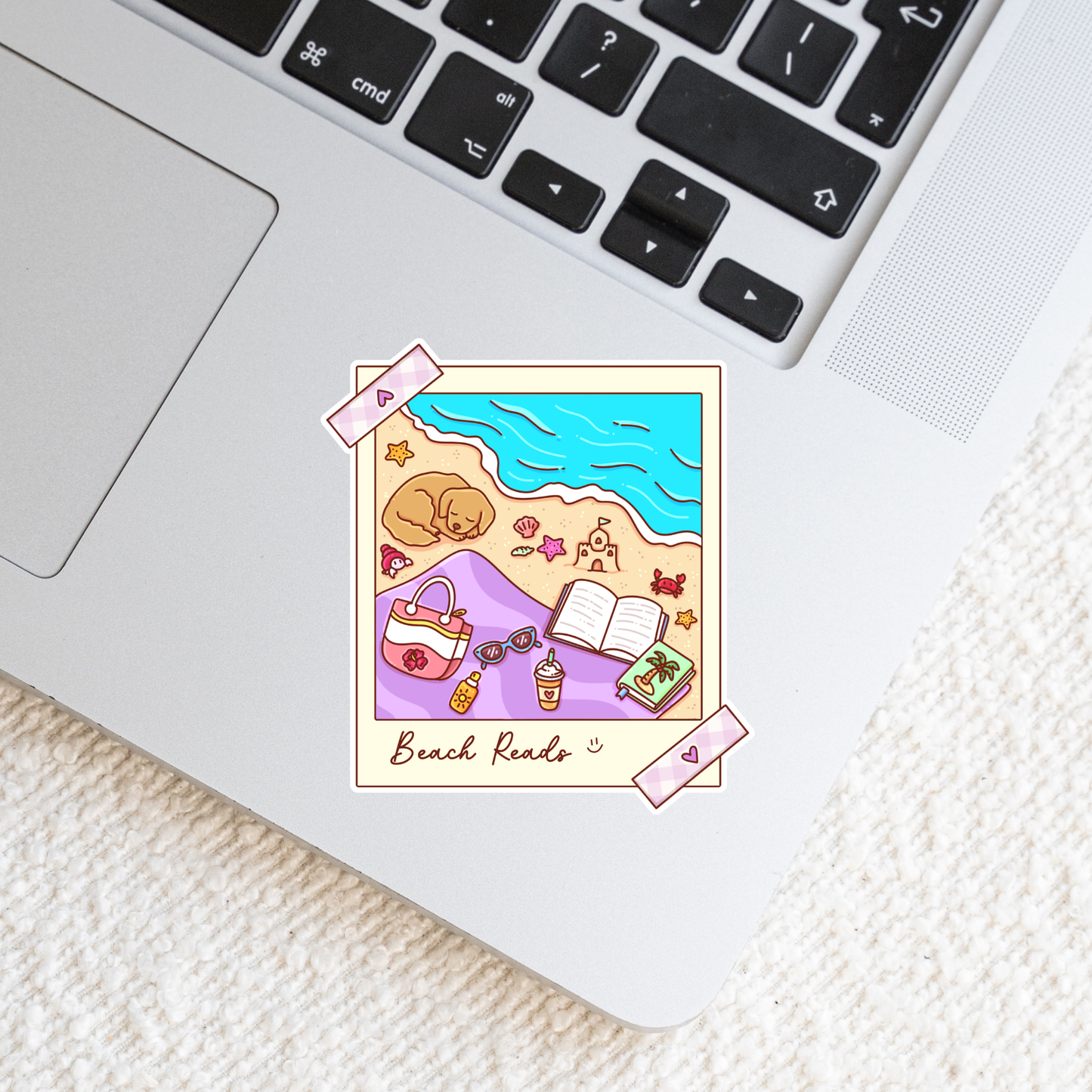 Beach Reads Photo Sticker