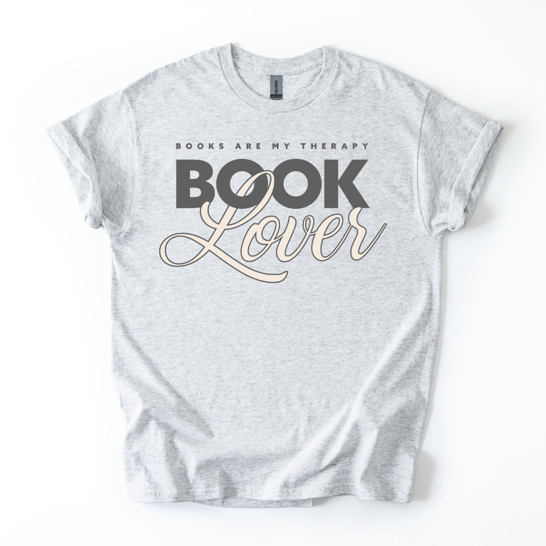 Books Are My Therapy Book Lover T-Shirt