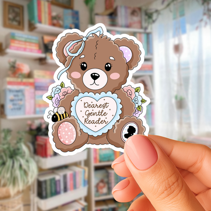 Historical Romance Teddy Sticker