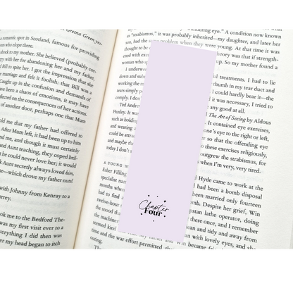 Thriller Book Club Bookmark
