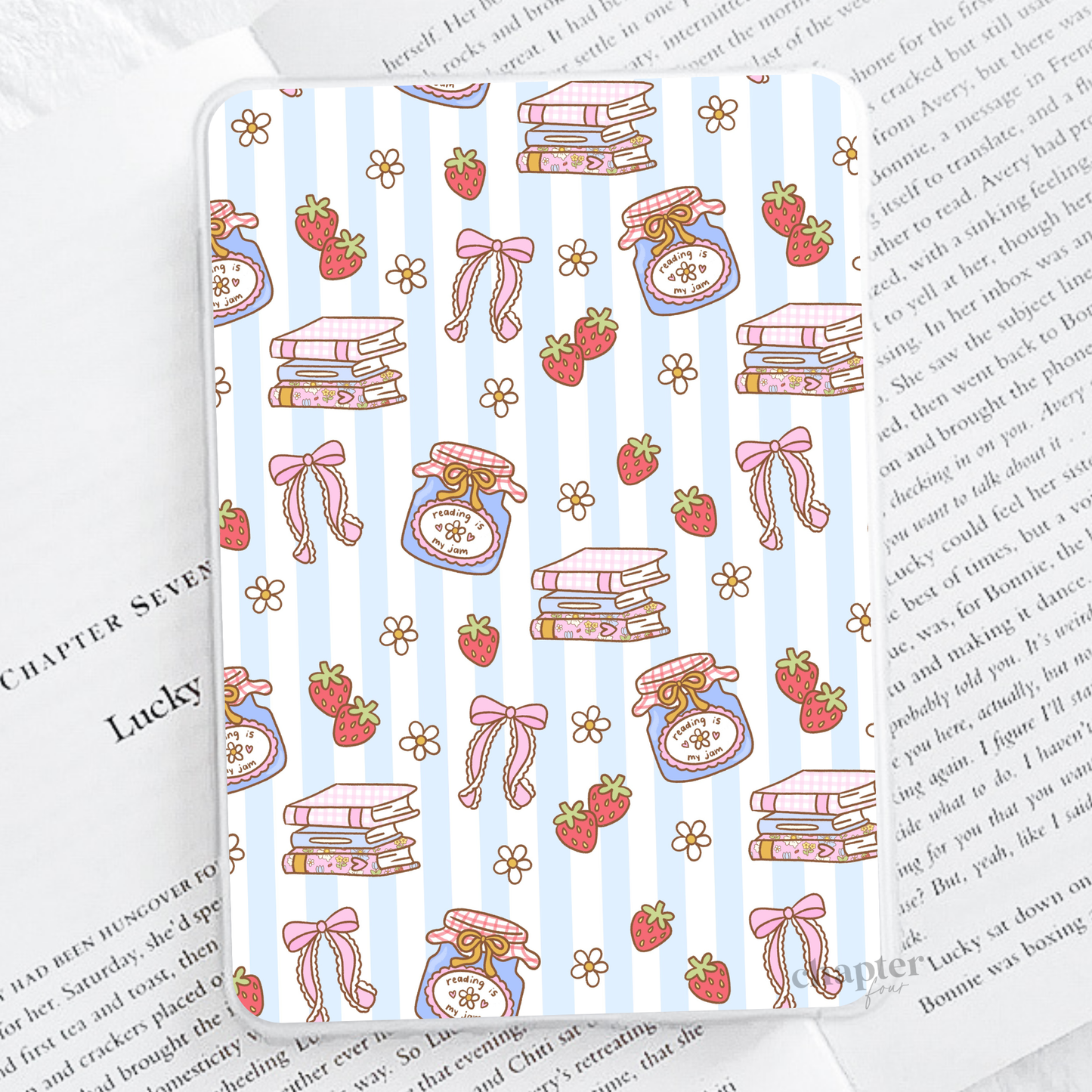 Reading Is My Jam E-Reader Insert