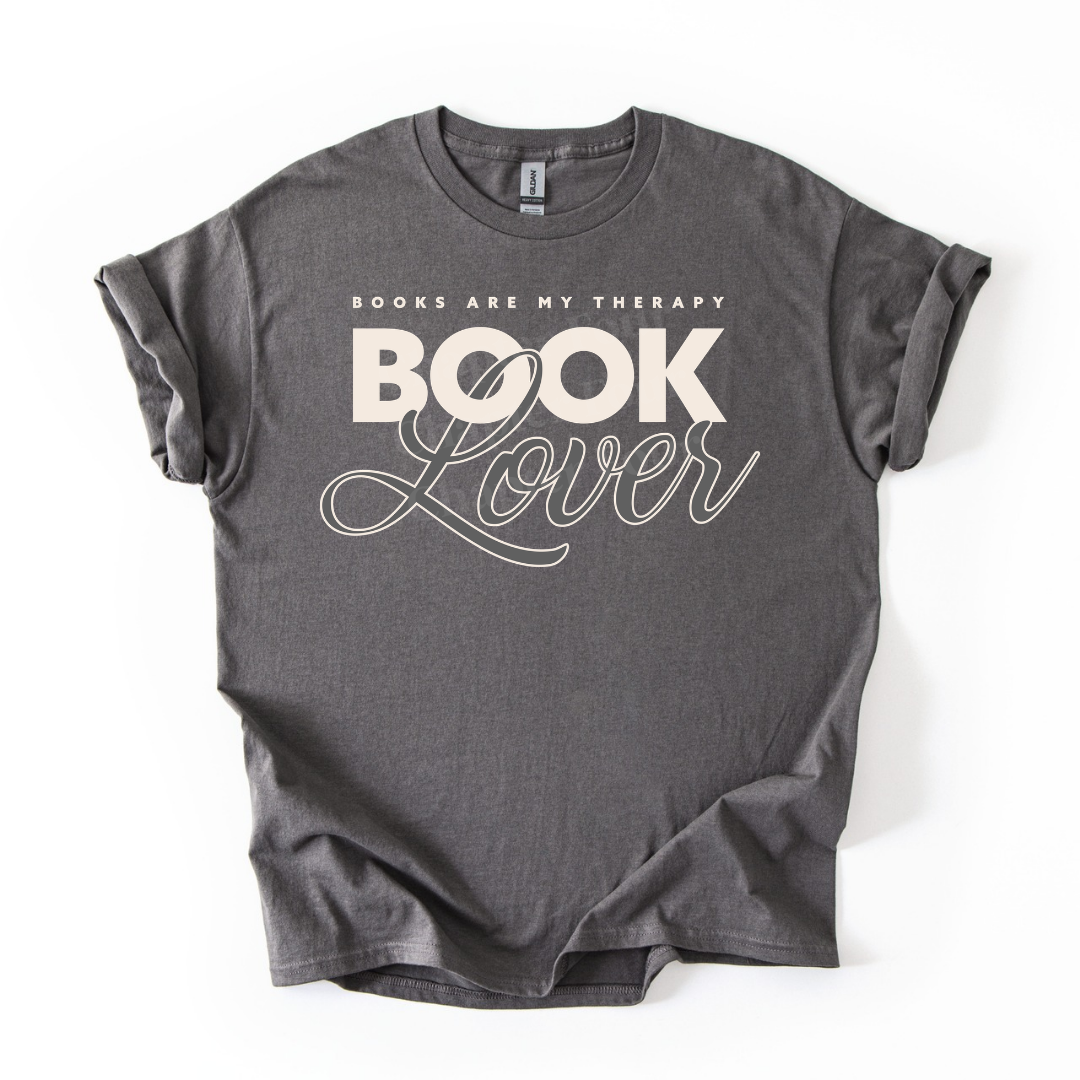 Books Are My Therapy Book Lover T-Shirt