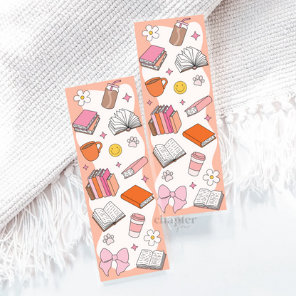 Books & Coffee Bookmark