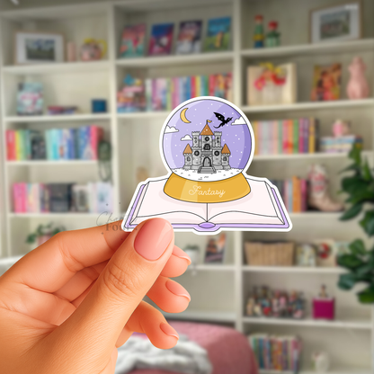 Fantasy Globe Sticker