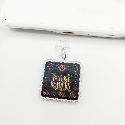 The Fantasy Readers Book Club Dust Plug Charm
