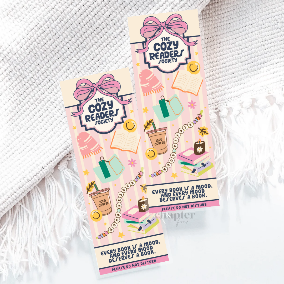 The Cozy Readers Society Bookmark