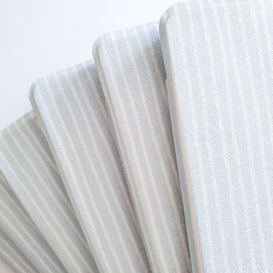 Linen Lines Clear Back Kindle Case