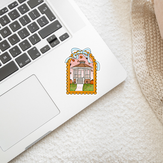 Fall Gazebo Frame Sticker