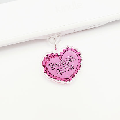 Bookish Girlie Dust Plug Charm