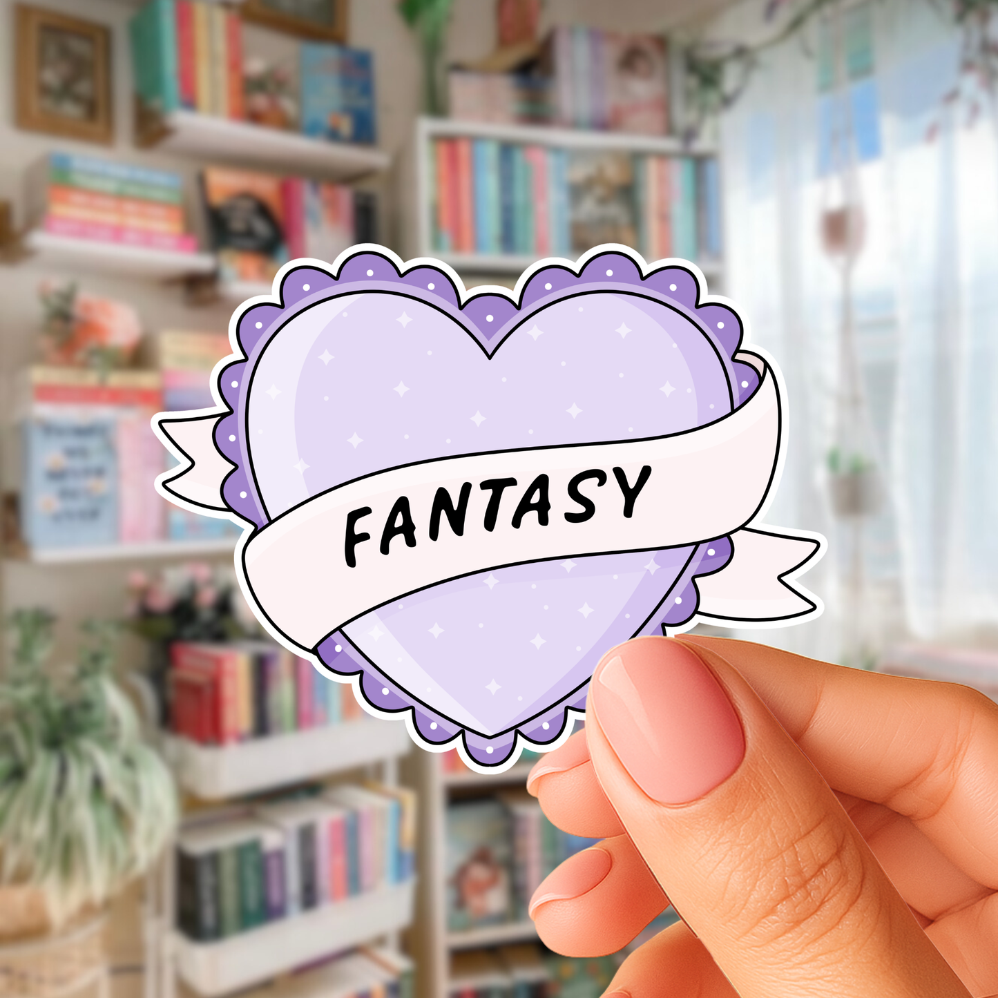 Fantasy Heart Sticker