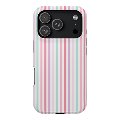 Summer Stripes Phone Case | Magnetic Compatible, Dual Layer Protection