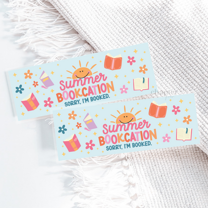 Summer Bookcation Bookmark