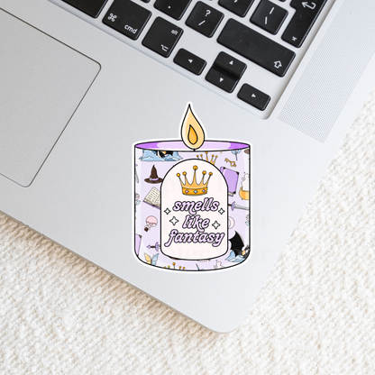 Smells Like Fantasy Candle Sticker