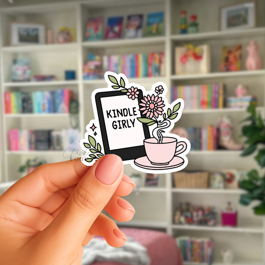 Kindle Girly Sticker