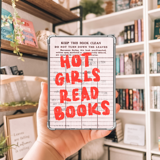 Hot Girls Read Books E-Reader Insert
