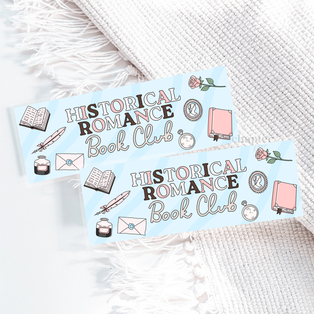 Historical Romance Book Club Bookmark