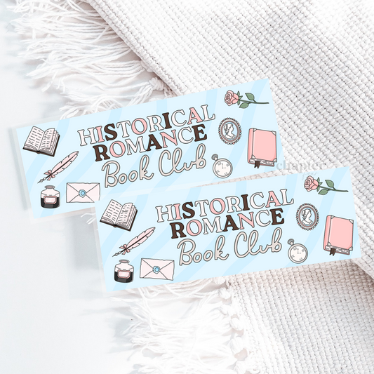 Historical Romance Book Club Bookmark