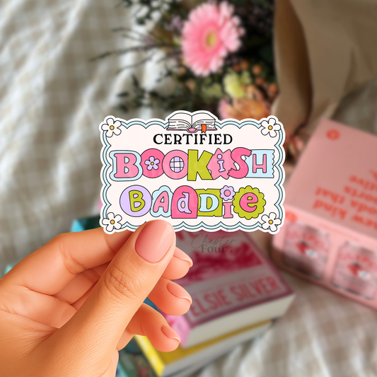 Certified Bookish Baddie Sticker