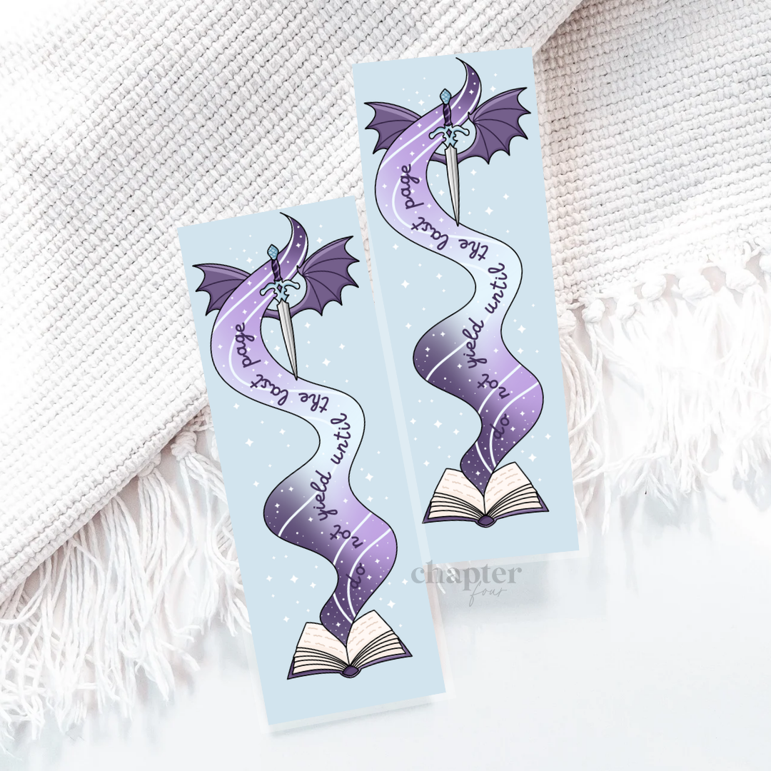 Do Not Yield Until The Last Page Bookmark
