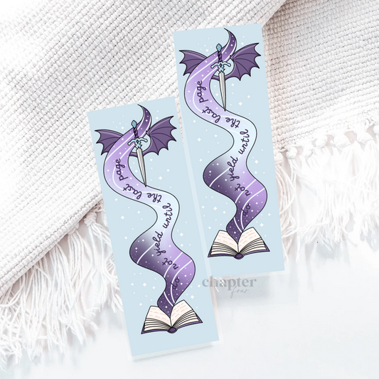 Do Not Yield Until The Last Page Bookmark