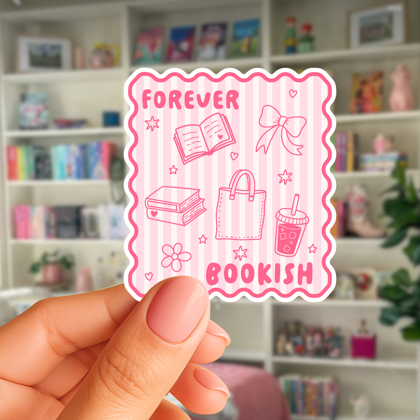 Forever Bookish Sticker