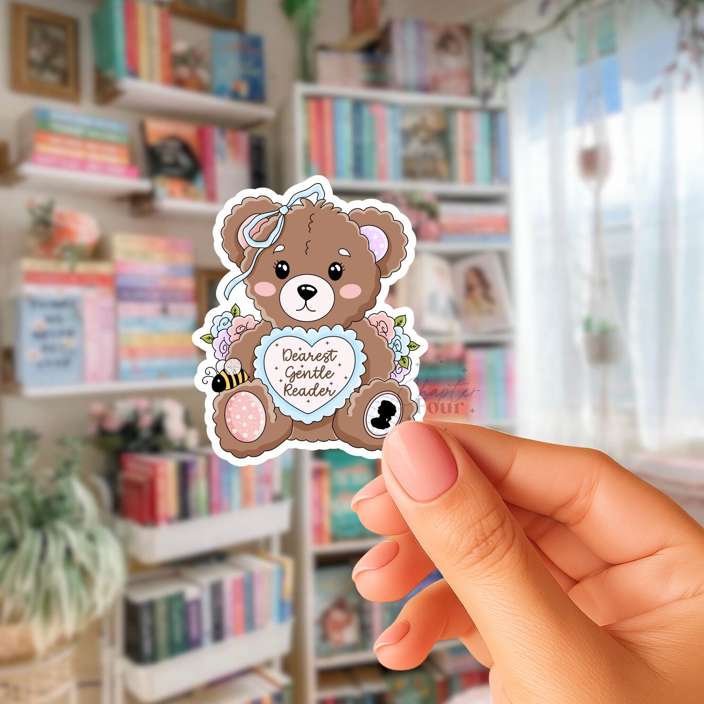 Historical Romance Teddy Sticker