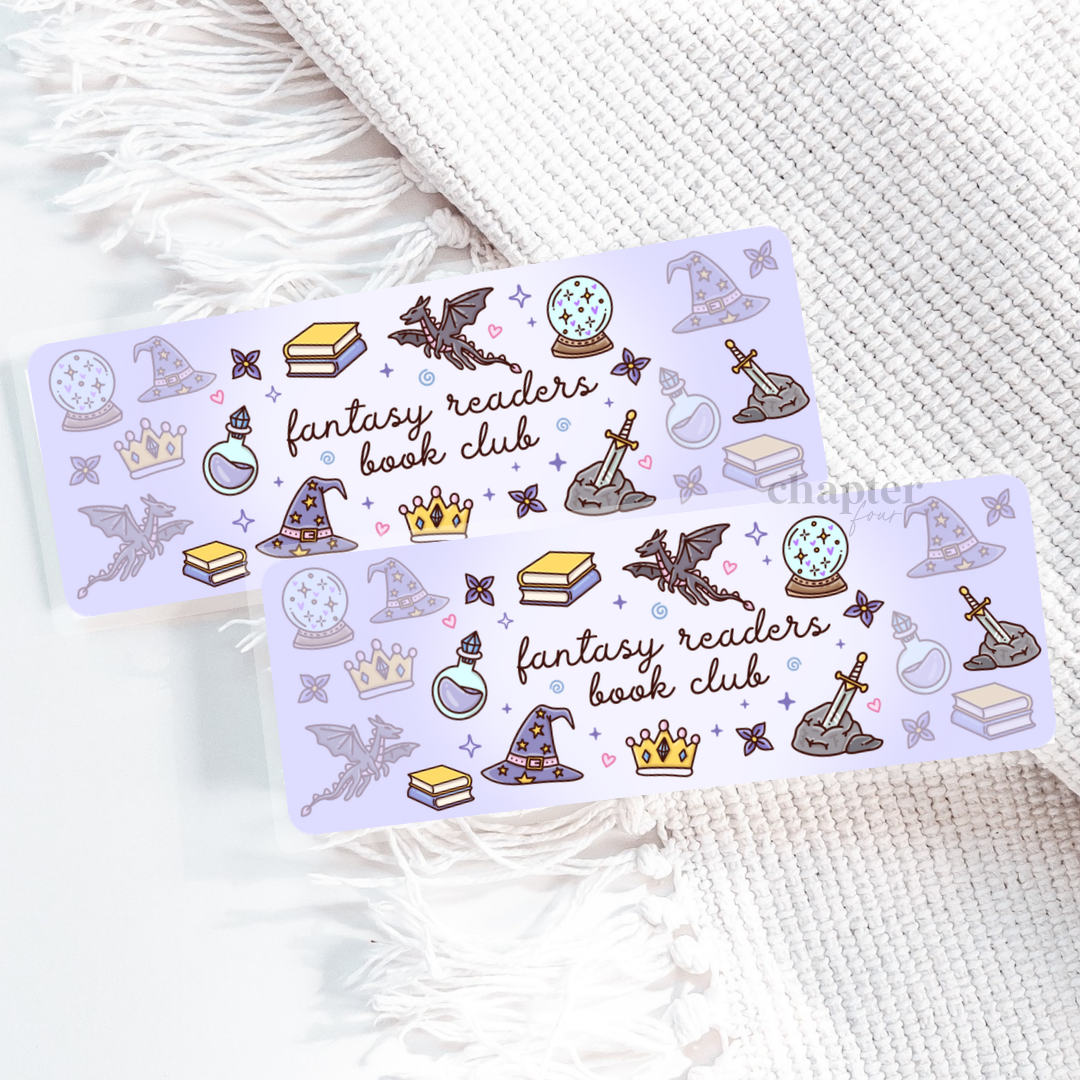 Fantasy Readers Book Club Bookmark