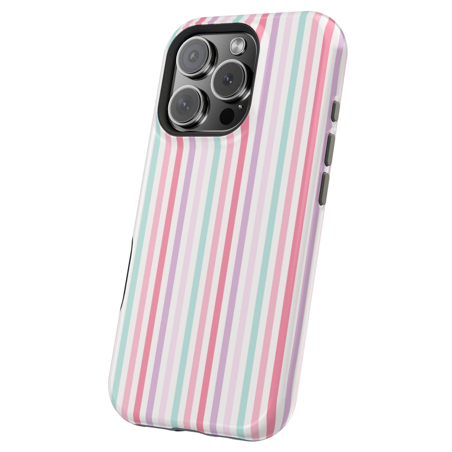 Summer Stripes Phone Case | Magnetic Compatible, Dual Layer Protection