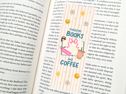 Fueled By Books And Coffee Bookmark