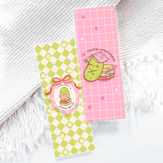 Bookish Pickles Bookmark Set