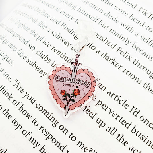 Romantasy Book Club Dust Plug Charm