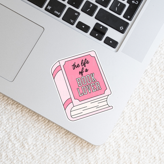 The Life Of A Book Lover Sticker