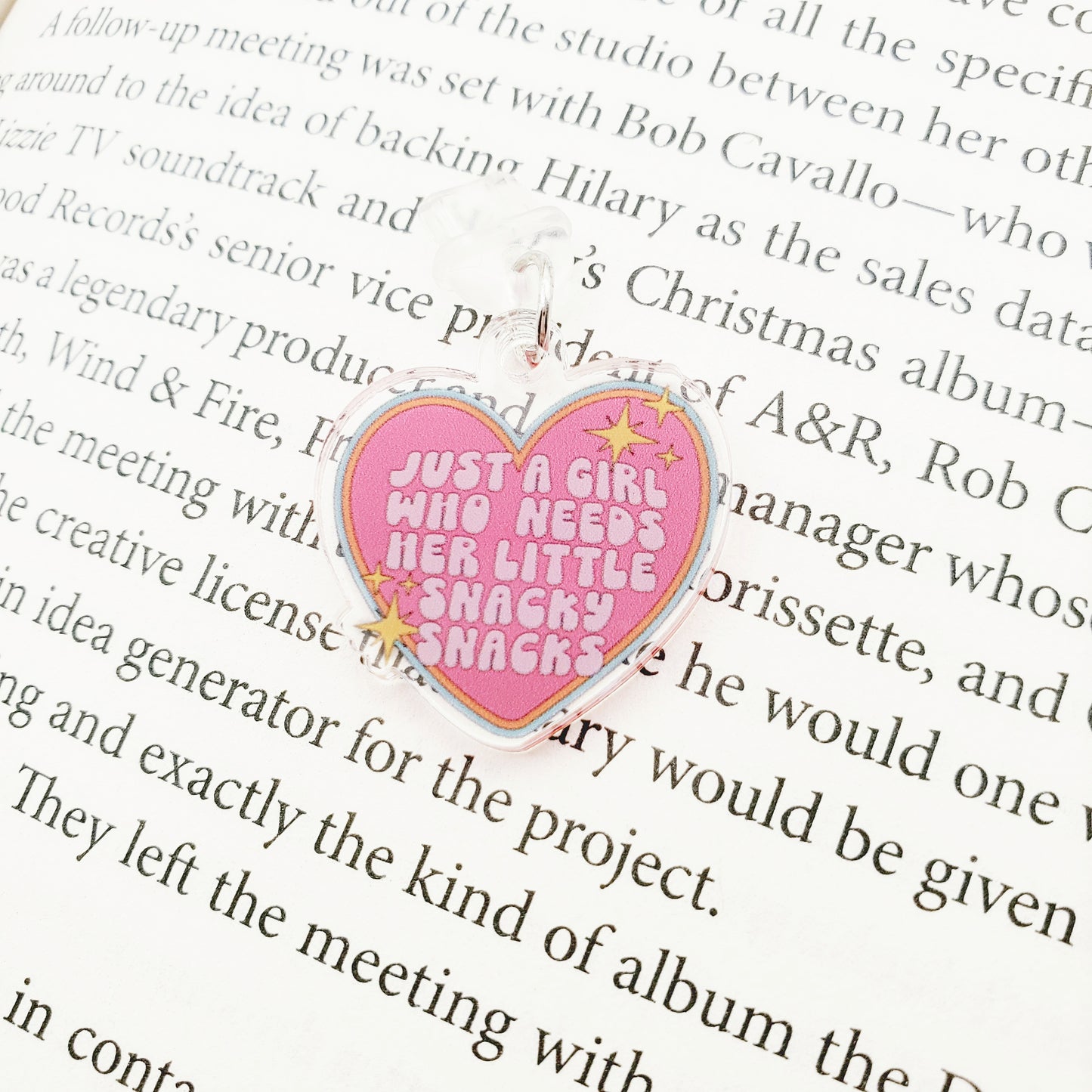 Just A Girl Who Needs Her Little Snacky Snacks Dust Plug Charm