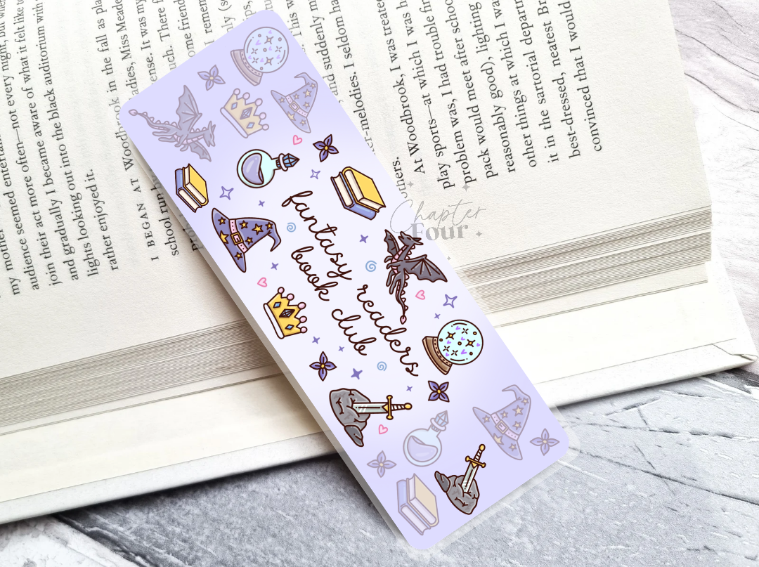 Fantasy Readers Book Club Bookmark