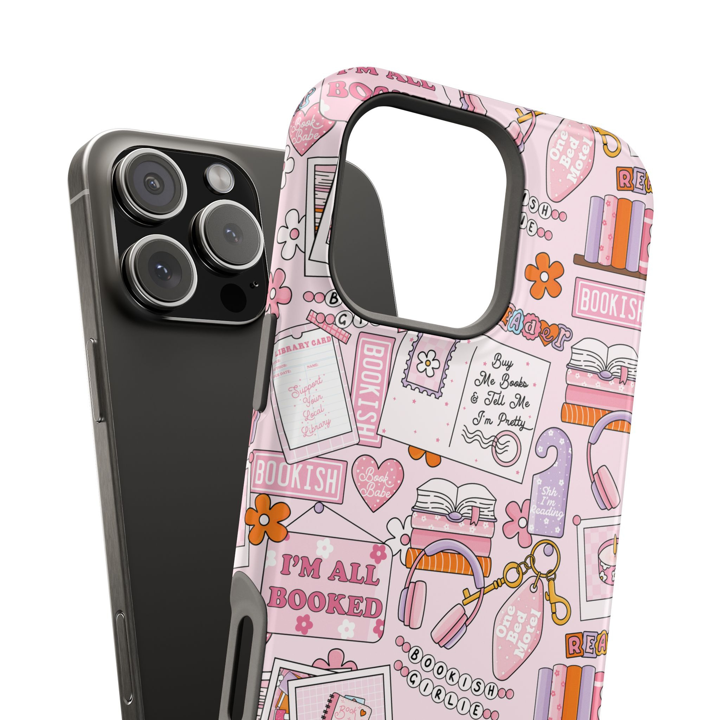 Bookish Mood Board Phone Case