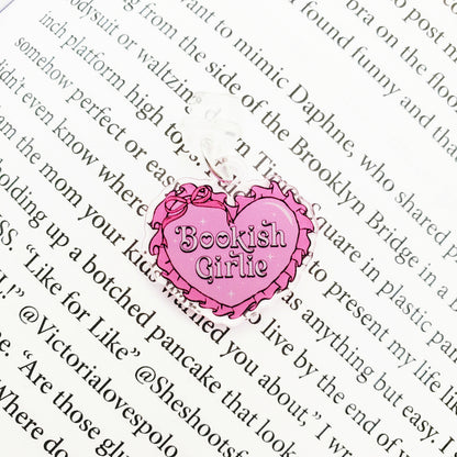 Bookish Girlie Dust Plug Charm