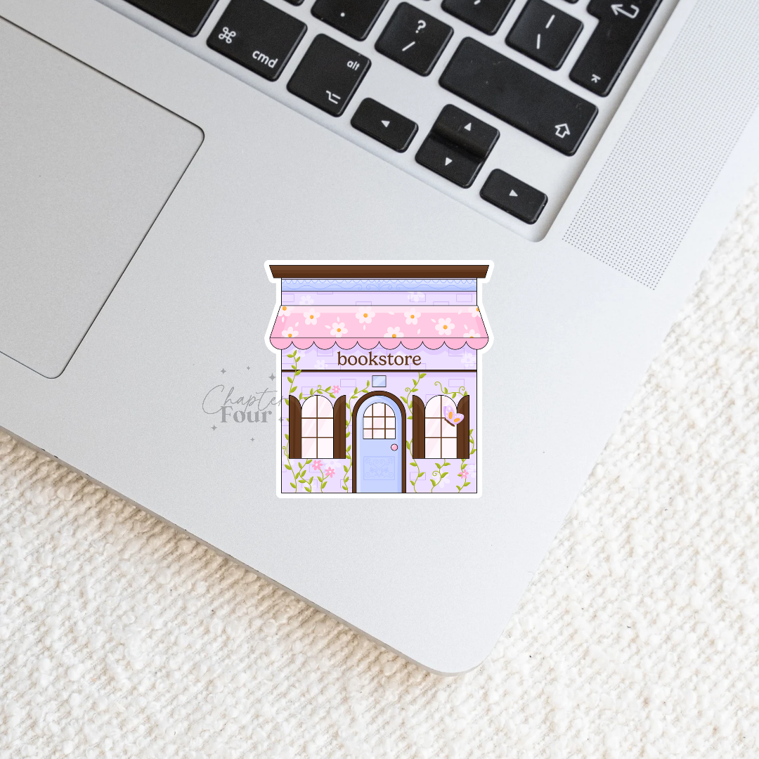 Spring Bookstore Sticker