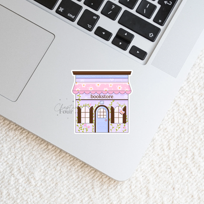 Spring Bookstore Sticker