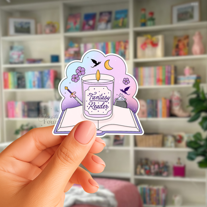 Fantasy Reader Sticker