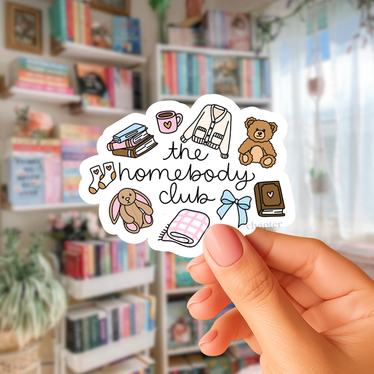 The Homebody Club Sticker