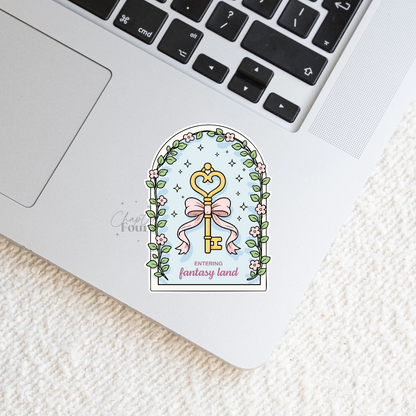 Entering Fantasy Land Sticker