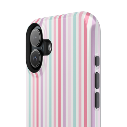 Summer Stripes Phone Case | Magnetic Compatible, Dual Layer Protection