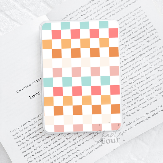 Muted Checker E-Reader Insert