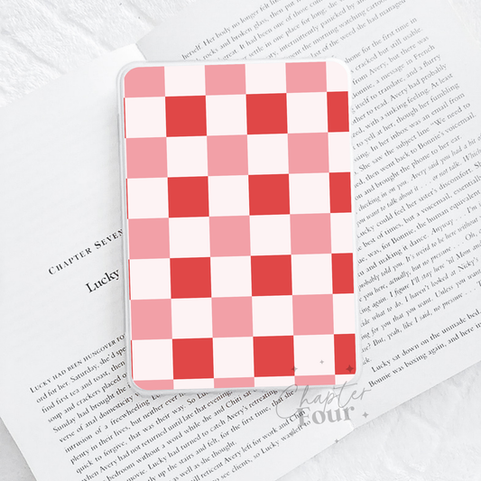 Red Checkers E-Reader Insert