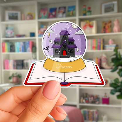 Horror Globe Sticker