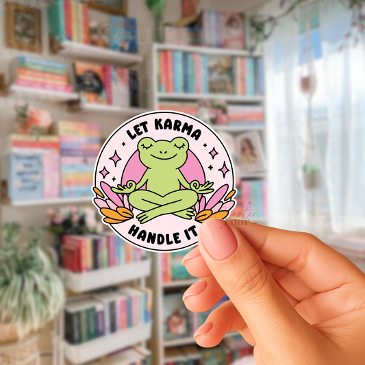 Let Karma Handle It Sticker