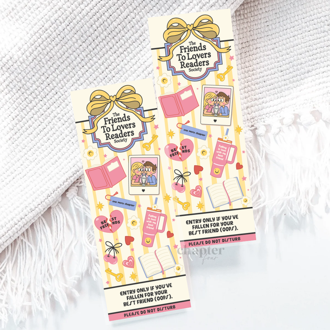 The Friends To Lovers Readers Society Bookmark